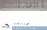 Search Me: Using Lucene.Net