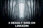 5 Deadly LinkedIn sins
