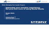 Better managing your loyalty program - Improving your member experience: the pros and cons of using social media [2009]