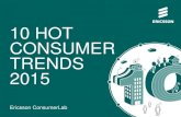 Ericsson ConsumerLab 10 hot consumer trends 2015 Presentation