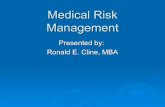 Medical Risk Management