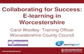 Collaboration for successful e-learning in Worcestershire