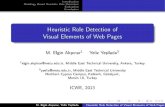 Heuristic Role Detection of Visual Elements of Web Pages