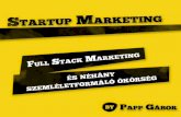 Startup Marketing talk @ HMC meetup by Gábor Papp