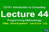 CS101- Introduction to Computing- Lecture 44