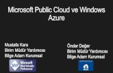 Microsoft Public Cloud ve Windows Azure