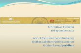 Open Governance India - #okfest #opendev lightening talk