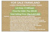 For Sale Farmland-Ideal for a Resort Type Vacation Farm