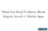What You Need To Know About Organic Search & Mobile Apps