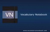 [OLD] Vocabulary Notebook: Extended Features and Pricing for Schools