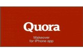 Quora iPhone App Grand Makerover concept