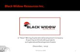 (BWR) Black Widow Resources Inc. Corporate Presentation (December, 2013)