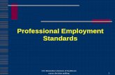 1.01 professional employment standards