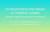 Understanding the Needs of Creative Coders: Towards a Creativity Support Tool in Processing – OzCHI 2013