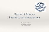 Master International Management 2014