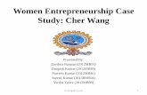 Women Entrepreneurship Case Study: Cher Wang