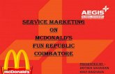 Service Marketing at Mc Donalds