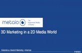 "3D Marketing in a 2D Media World" by Amanda Le, Metaio at 2014 imarketingSF Conference