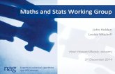 NAG Presentation to Eduserv Maths and Stats Software Dec2014