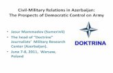 Civil-Military Relations in Azerbaijan