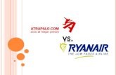 Atrapalo vs Ryanair