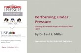 Performing Under Pressure by Saul Miller WRFY