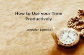 How to use your time productively