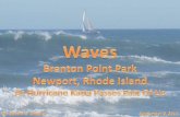 Waves at Brenton Point Park Newport Rhode Island One Day After Hurricane Irene August 29, 2011