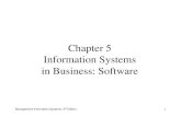 Chap05# Information Systems in Business Software