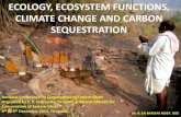 Ecology Ecosystem functions