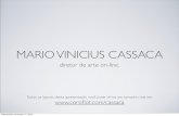 Portfolio - Mario Vinicius Cassaca
