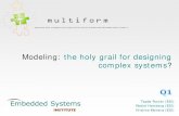 Modeling: the holy grail for designing complex systems?