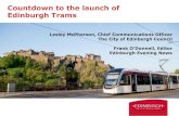 Scottish Communicators Network -   22 Oct 2014 - Countdown to Edinburgh Tram Launch