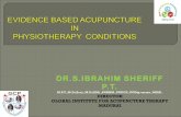 Evidence based acupuncture