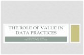 Rdap13 Dharma Akmon The Role of Value in Data Practices