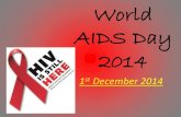 World aids day 2014, wc 24th nov 2014