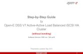 Open-E DSS V7 Active-Active Load Balanced iSCSI HA Cluster (without bonding)