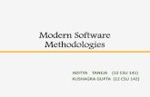 Modern Software Methodologies(Agile ,Scrum & Lean) + CASE STUDY(Google)