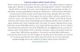 Poverty within white south africa