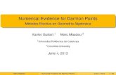 Numerical Evidence for Darmon Points