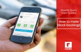 How to make block bookings