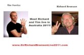 Sir Richard Branson Live Australia 2011