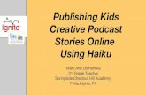 Publishing Kids Creative Podcast Stories Online Using Haiku