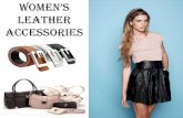 Women’s leather accessories