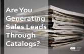 How to Generate Sales Leads Through Catalogs