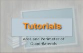 Tutorials--Quadrilateral Area and Perimeter