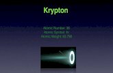 Krypton science project