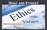 1. what are ethics