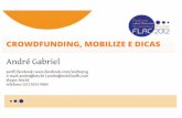 Crowdfunding   financiamento colaborativo de projetos pela internet (andré gabriel)