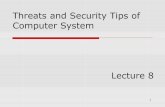 Threats and Security Tips of Computer System